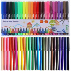 Faboer 100 Felt Tips Colouring Pens for Adults & Kids