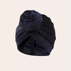 Big Flower Turban Polka Dot Head Wrap Women Headscarf Cap Bandana