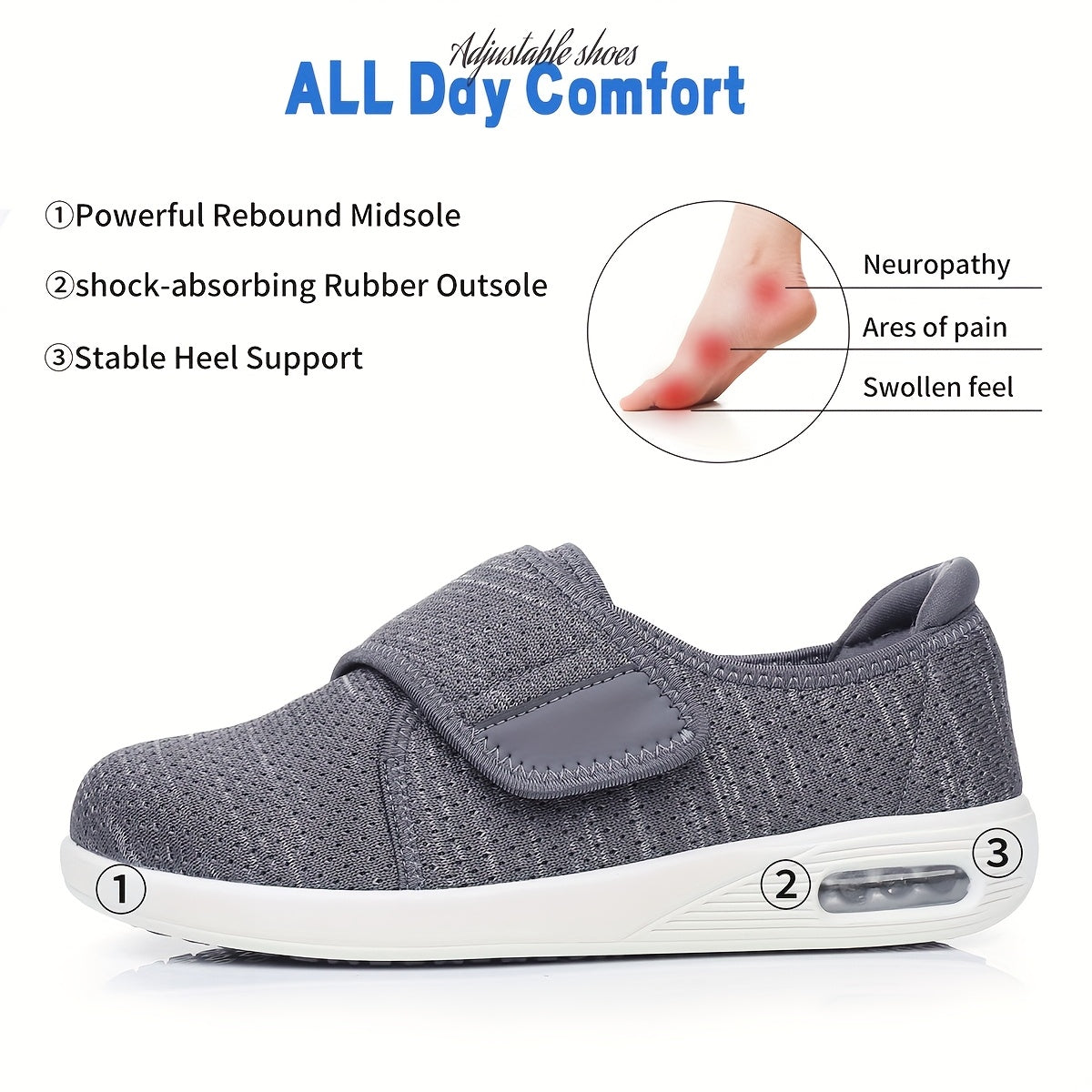 Women's Breathable Mesh Sneakers with Adjustable Closure