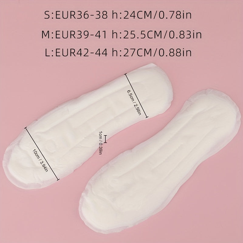 5 Pairs Disposable Insoles Anti-Odor Sweat-Absorbing Comfortable Breathable