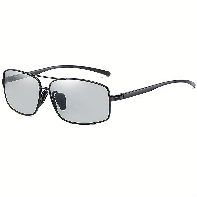 Men's Retro Square Frame Sunglasses Polarized Outdoor Cycling Sports