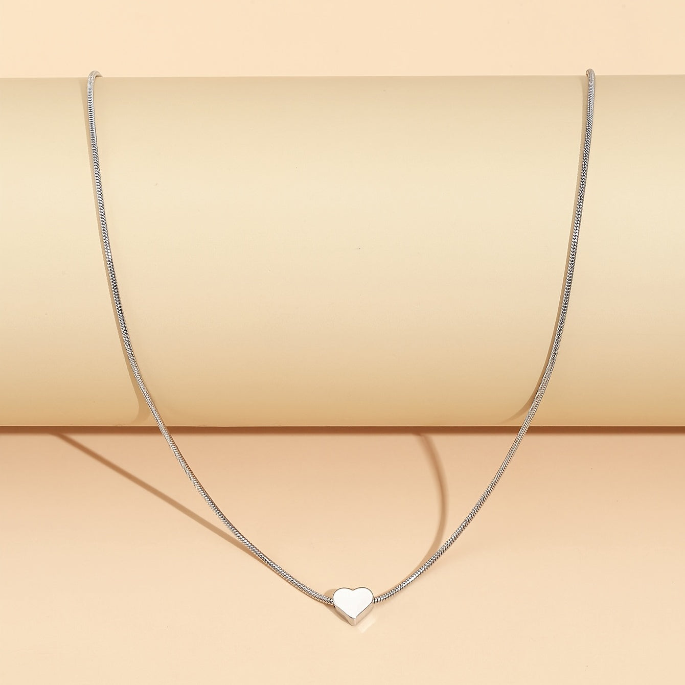 Love Heart Alloy Necklace For Women