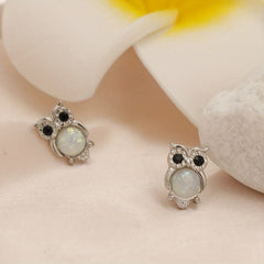 Mini Owl Stud Earrings - Birthday Christmas Gift