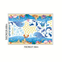 Happy Ocean Wall Sticker for Kids Room Decoration