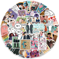 50Pcs Anime Movie Stickers Waterproof Decals for Laptop Car Bike Skateboard