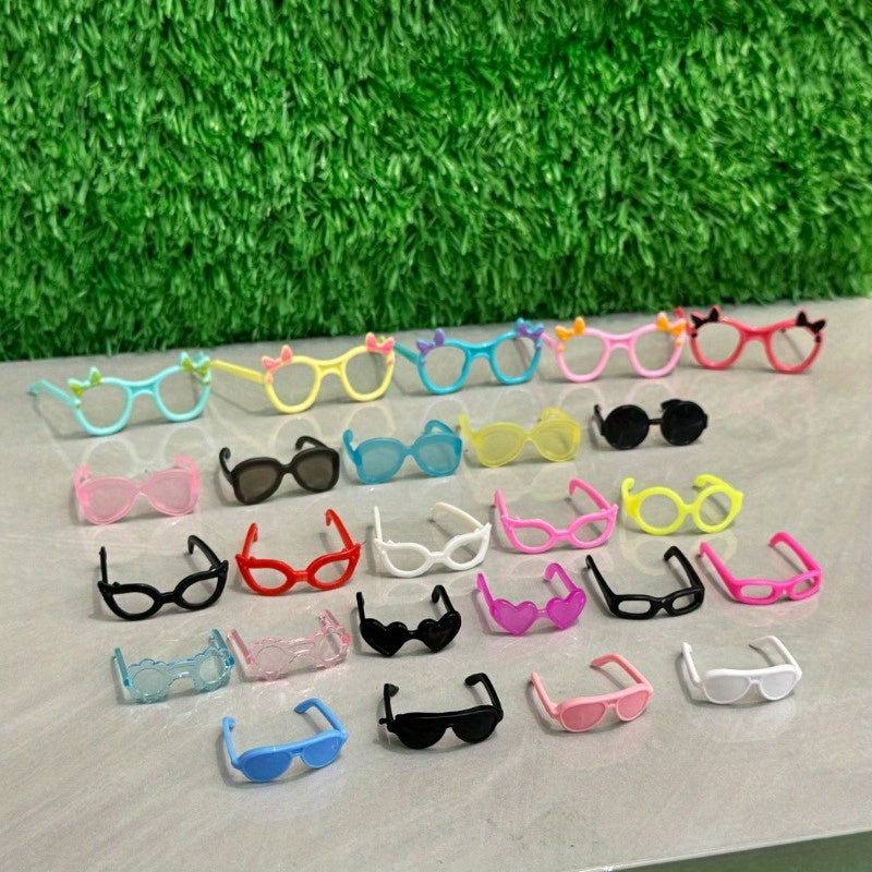 Dollhouse Mini Glasses Decorative Accessories Various Glasses DIY Decorations