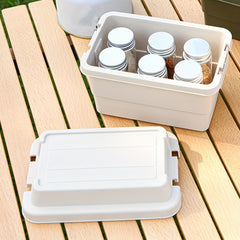 Solid Outdoor Camping Mini Storage Box Desktop Seasoning Bottle Storage Box