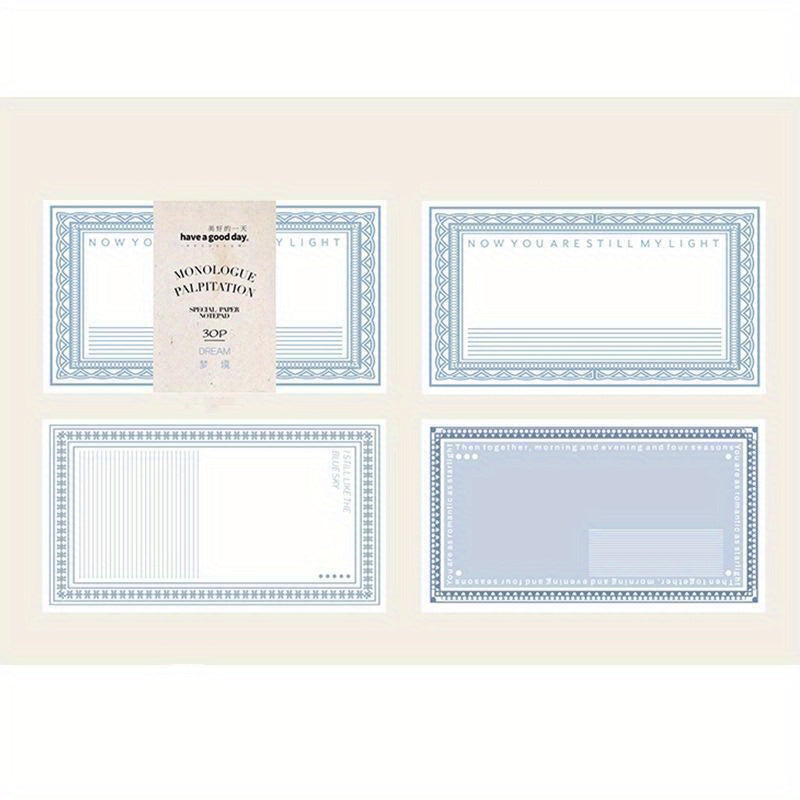 Tearable Non Sticky Note Paper 30 Sheets Per Book