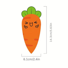 5pcs Carrot Spiral Note Book Portable Small Blank Word Book Card
