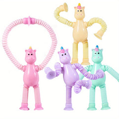 DIY Telescopic Animal Toys 4 Packs - Fun Decompression Toys for Kids