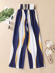 Striped Wide Leg Pants for Women