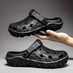 Men's Water Shoes Clogs Slip on Closed Toe Sandals Soft Sole Walking Shoes