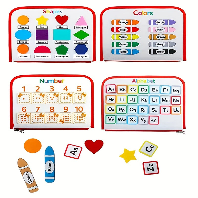 Educational Busy Board Montessori Toys for Toddlers Great for Travel
