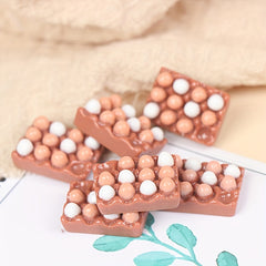 1:12 Scale Mini Eggs for Dollhouse Kitchen - Mixed Pastel Colors & Pink
