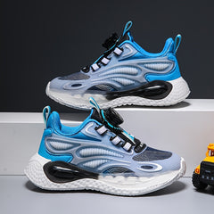 Boy's Block Basketball Shoes, Comfy Breathable Sneakers