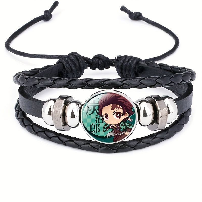 Anime Characters Bracelet for Boys, Birthday Gift, Halloween Decor