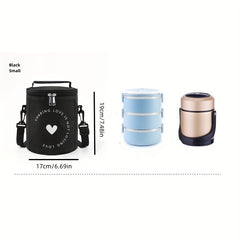 OXFORD Cylinder Lunch Bag Insulated for Travel and Work