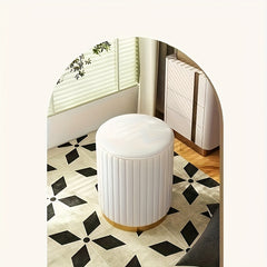 Italian Style Round Stool Light Tea Table Stool