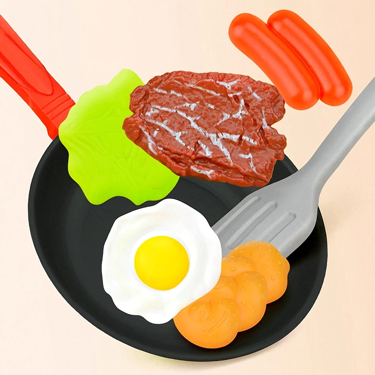 8-Piece Kids Kitchen Food Play Set