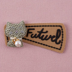 3PCS 3D Printing Letter Cloth Stickers For Girls