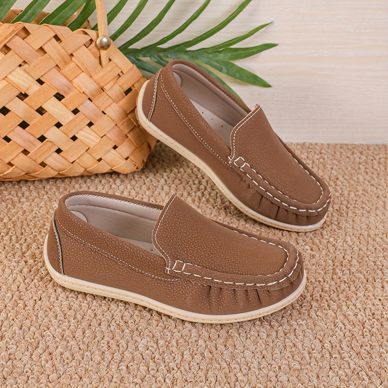 Baby Boys Low Top Slip On Shoes Soft Bottom Non Slip Walking Shoes