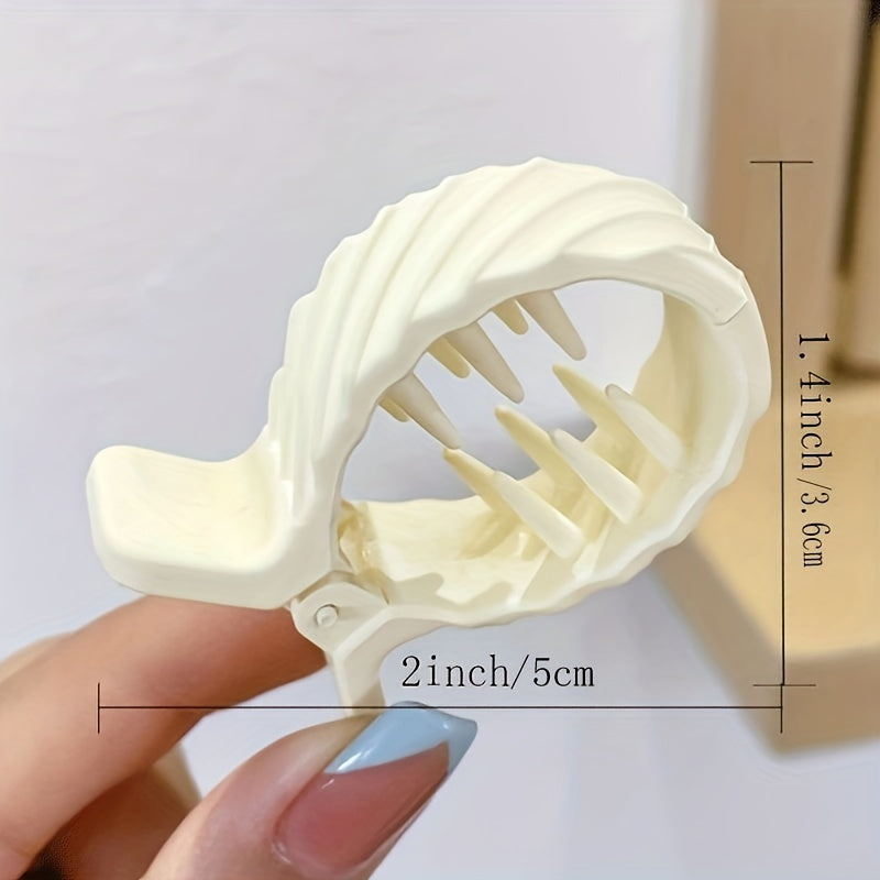 Stripe Bow Hair Claw Cloth Ties Hair Crab Clips for Women and Girls
