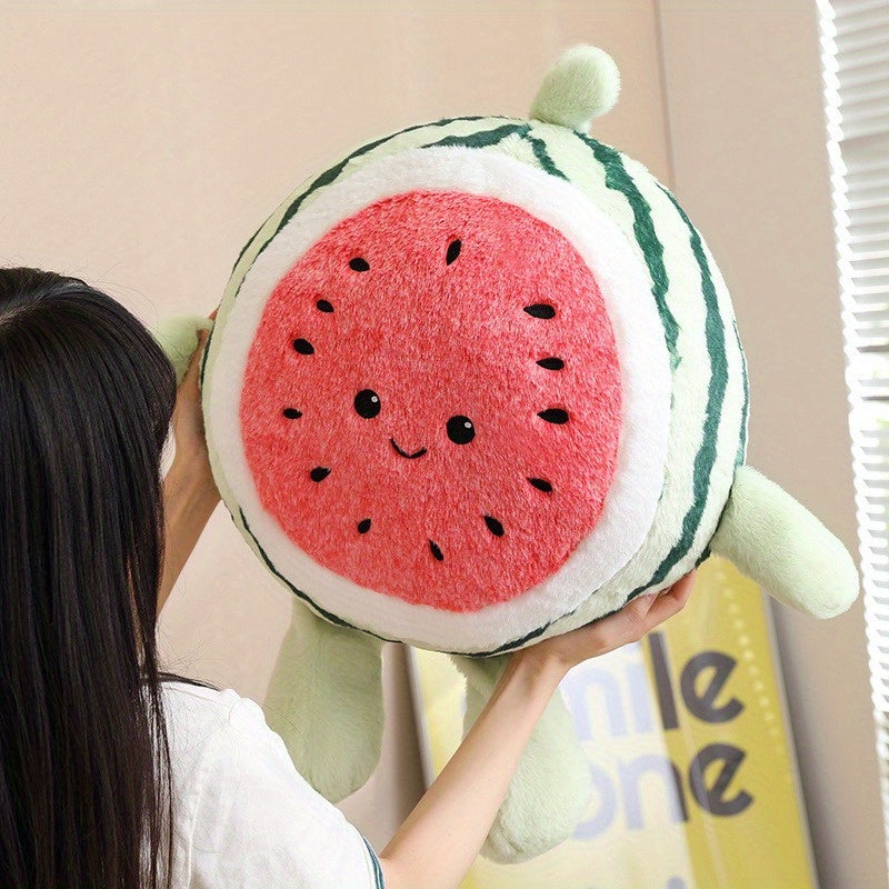 Round Watermelon Doll Soft and Comfortable Home Decoration