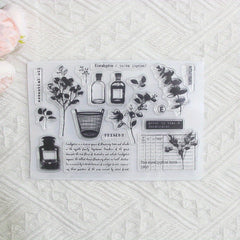 1pc Cartoon Transparent Stamp for DIY Decor