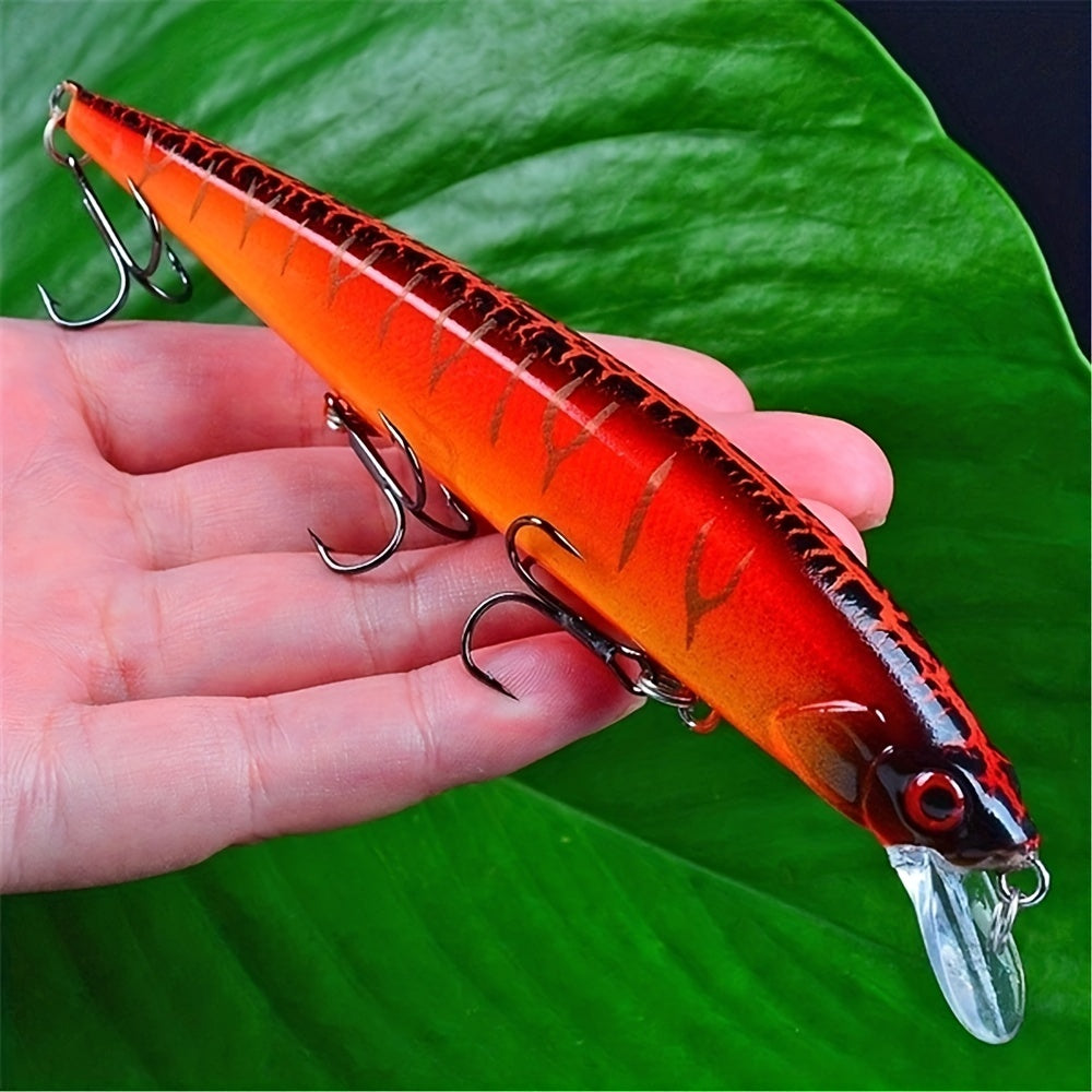 Lifelike Wobbler Fishing Lure 3D Eyes 18.5g Minnow Artificial Hard Bait Fishing