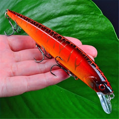 Lifelike Wobbler Fishing Lure 3D Eyes 18.5g Minnow Artificial Hard Bait Fishing