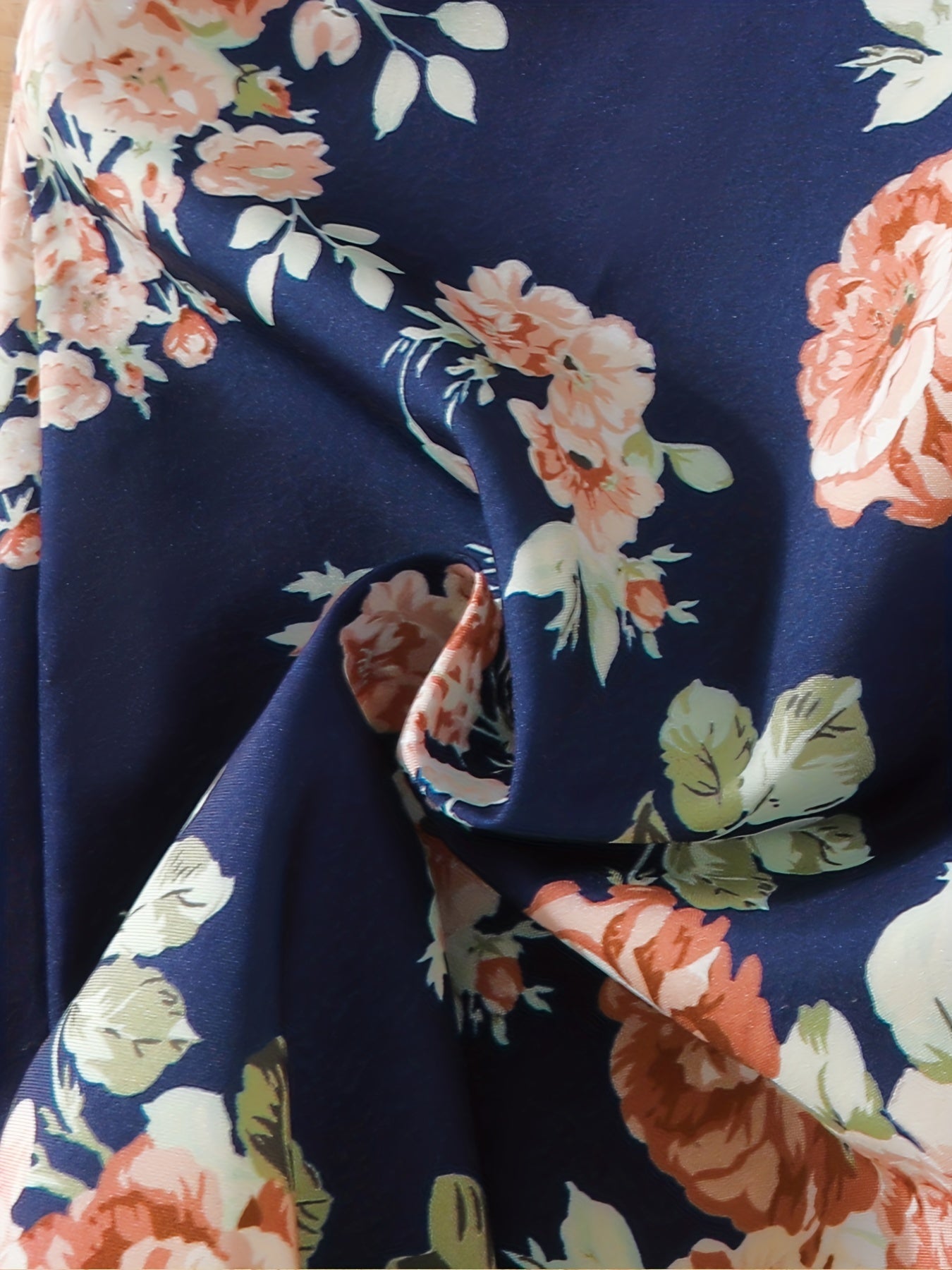Girls' Butterfly Sleeves Floral Print Wide Leg Jumpsuit