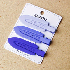 3pcs Colorful Hair Clip Side Clip Duck Billed Headwear Women