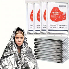 10 Pcs Portable Insulation Blanket for Outdoor Camping Sun Protection