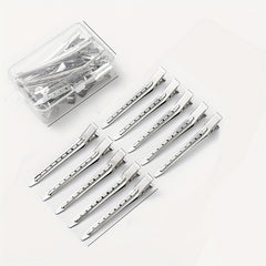 10pcs Metal Hair Clips Non Slip Hair Slides Duckbill Clip Salon Hair Accessory