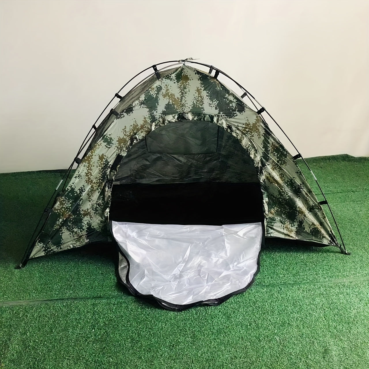 Camouflage Tent Double Layer UV Protection Portable Single