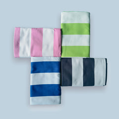 Striped Microfiber Beach Towel Quick Drying Travel Yoga Camping