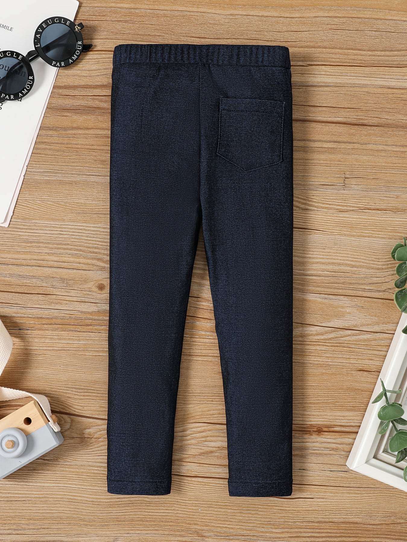 Girls Slim Fit Basic Legging Pants Stretch Casual Legging Bottoms