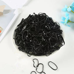 500pcs Colorful Mini Hair Bands Girls Ponytail Hair Accessories