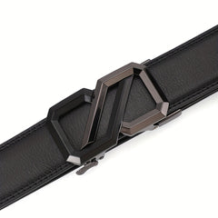 High End Cowhide Leather Men's Business Belt