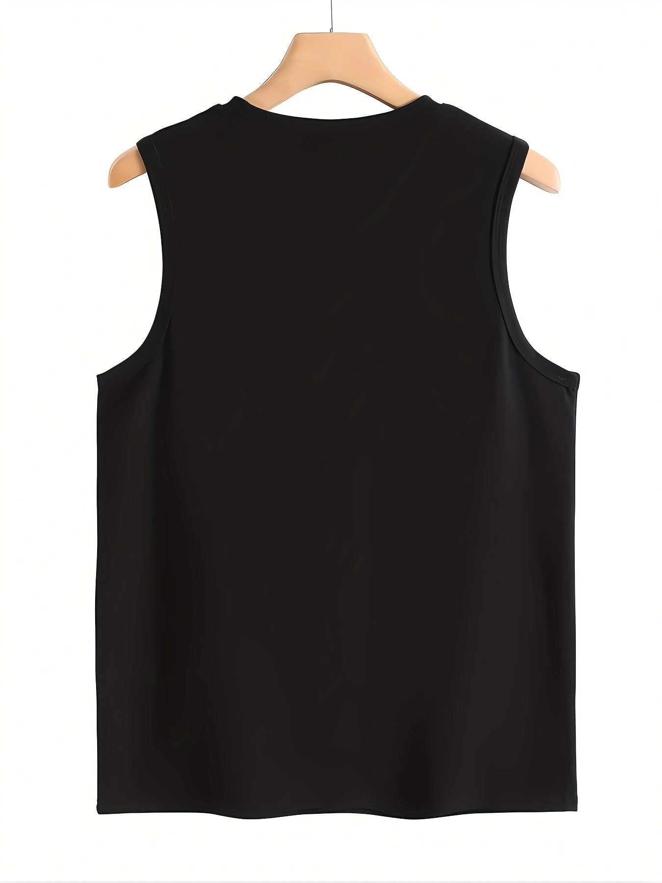Plus Size Women's Slogan Print Casual Tank Top