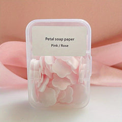 Organic Soap Paper Sheets Portable Disposable Travel Bath Slice Flake Soap