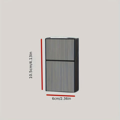 Men's Plastic Cigarette Case 20 Pack Holder Portable Moisture-Proof Box