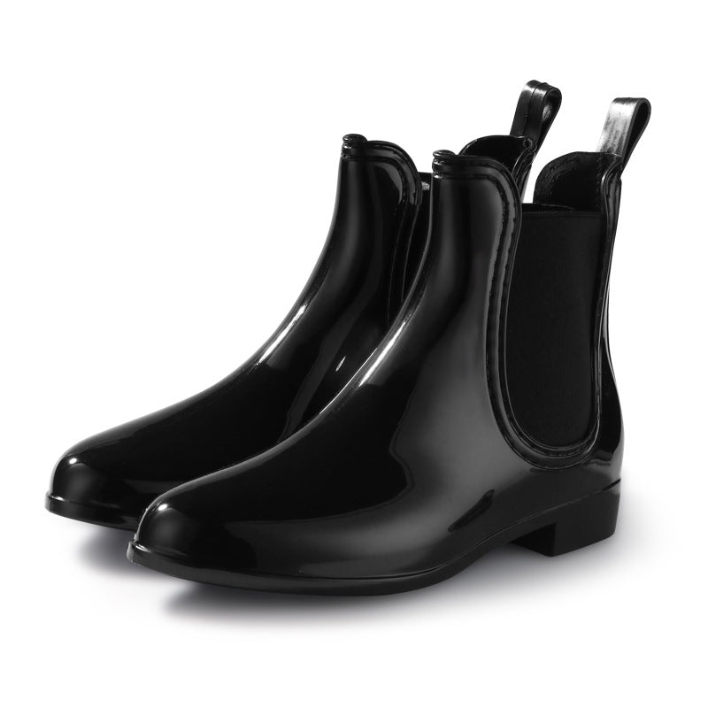 Waterproof Non Slip Chunky Heel Chelsea Shoes for Women