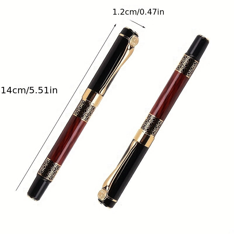 High 530 Wood Grain Fountain Pen Metal Signature Business Pen