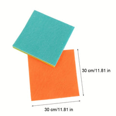 20 40pcs Nonwoven Multicolor Felt Fabric Patchwork Bundles for Scrapbooking DIY