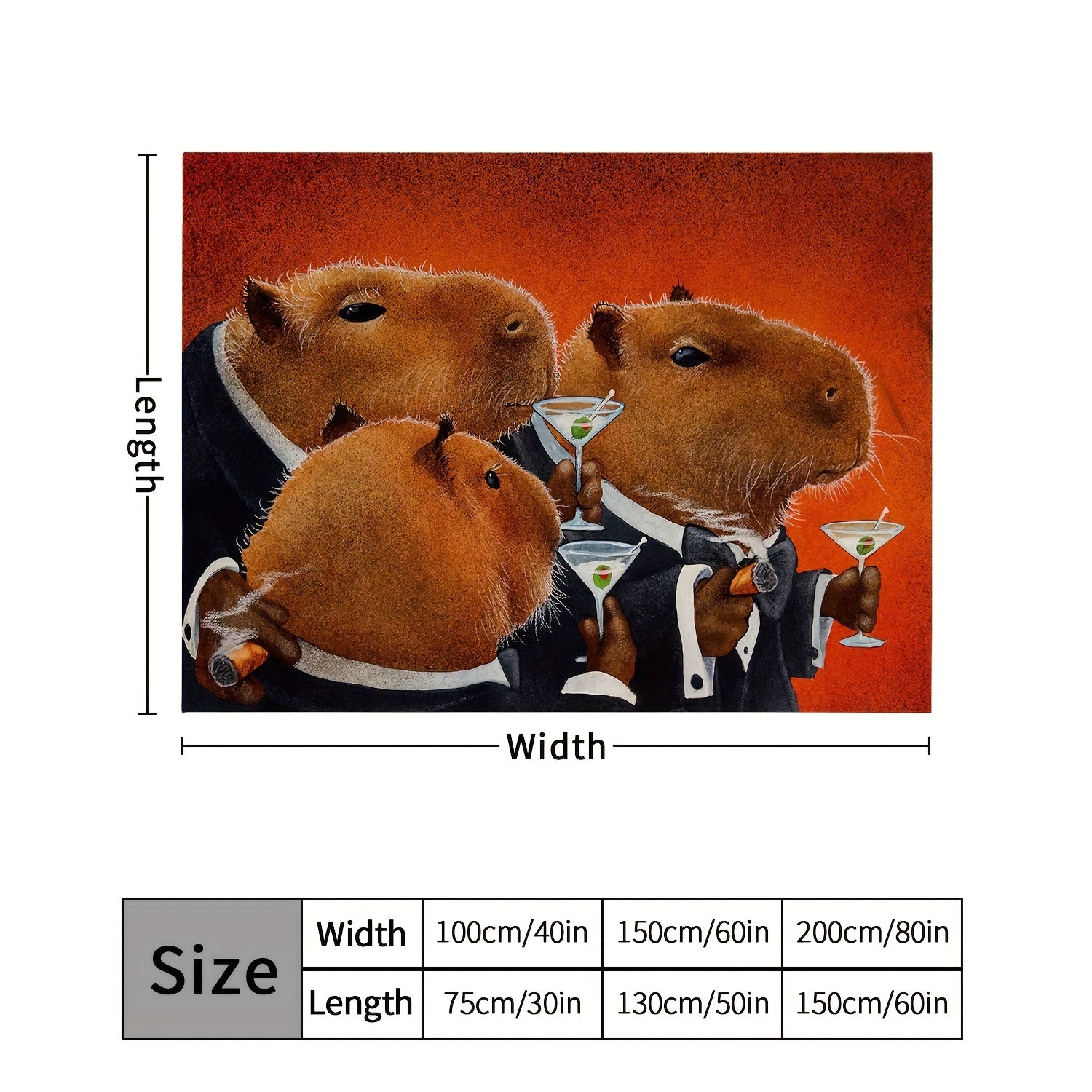 Funny Animal Pattern Flannel Blanket for Bedroom and Travel