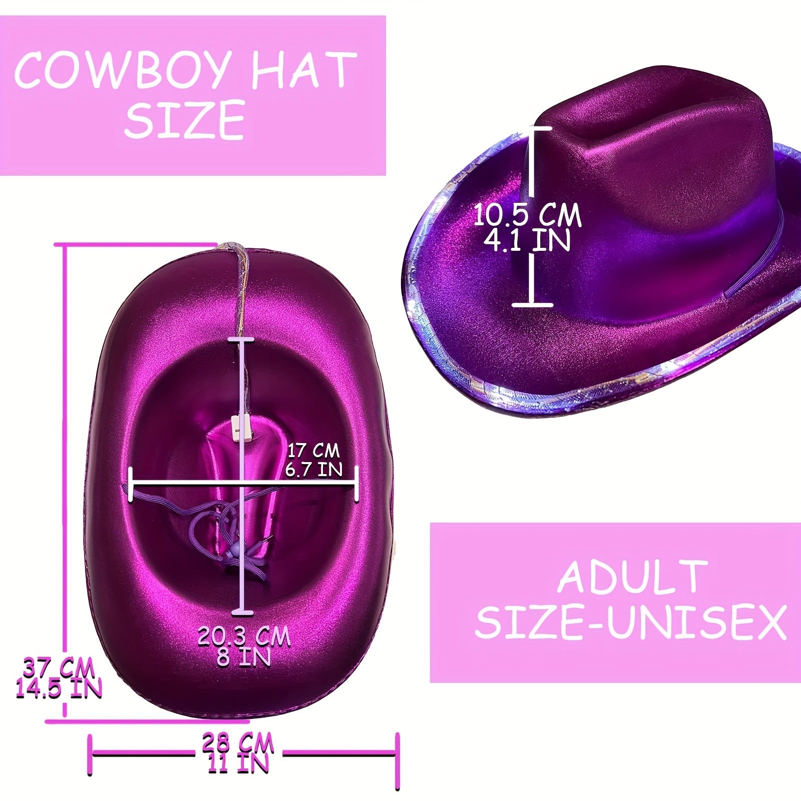 Y2K Laser Hat Bandana Set Iridescent Glitter Space Jazz Cowboy Hip Hop Bandana