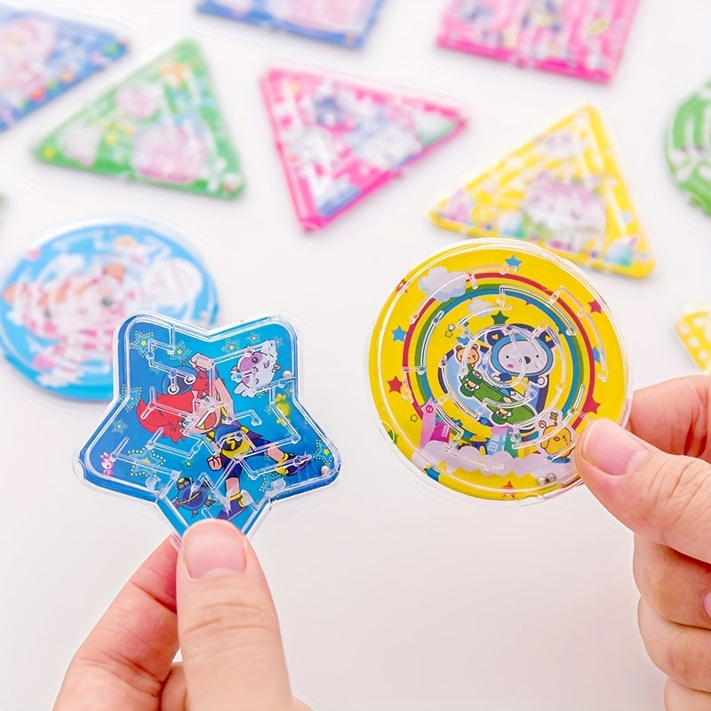 25pcs Random Cartoon Maze Toys Children Educational Toys