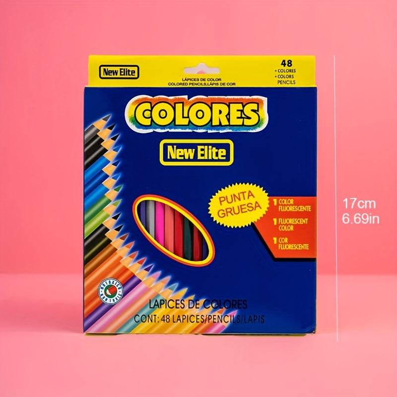 Coloured Pencils Set 12-48 Colours Drawing Colouring