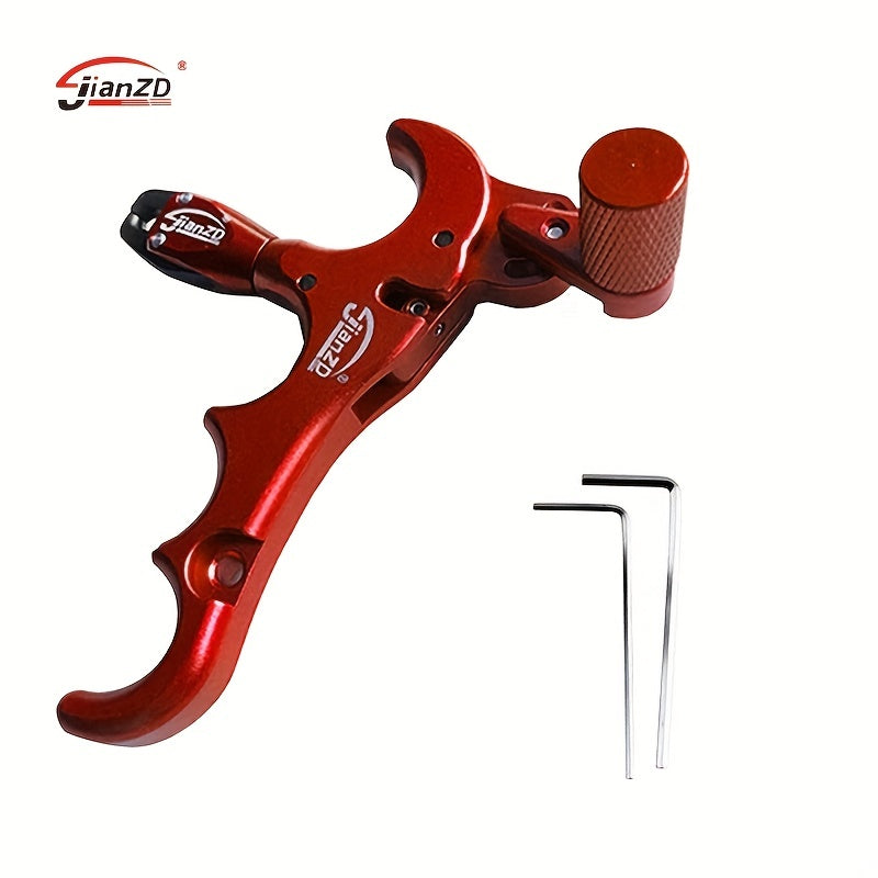 360 Rotating Archery Thumb Release for Compound Bow Improved Accuracy Red